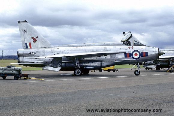 RAF 23 Squadron English Electric Lightning F.6 XR756/M (1972)