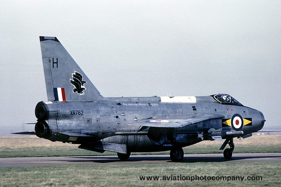 RAF 11 Squadron English Electric Lightning F.6 XR762/H (1973)