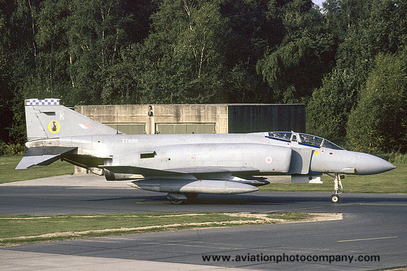 RAF 19 Squadron McDonnell F-4M Phantom FGR.2 XT899/K at RAF Wildenrath (1985)