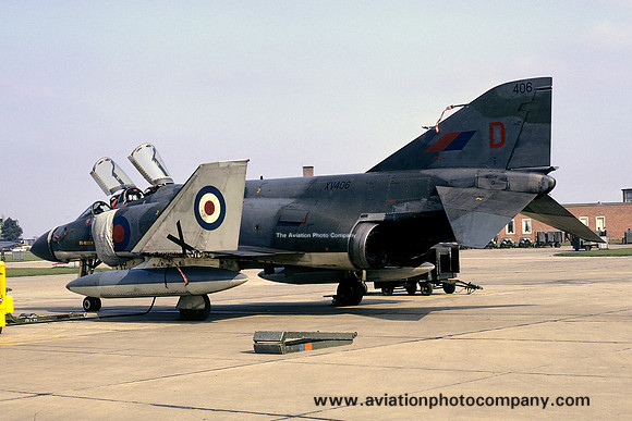 RAF 54 Squadron McDonnell F-4M Phantom FGR.2 XV406/D (1974)