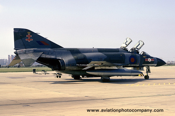 RAF 41 Squadron McDonnell F-4M Phantom FGR.2 XV496 (1974)