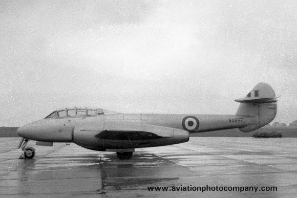 RAF 13 Group Communications Flight Gloster Meteor T.7 WA697 (1958)