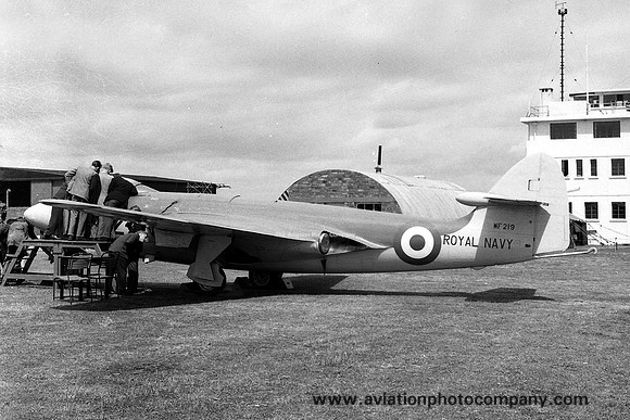 Royal Navy AES Arbroath Hawker Sea Hawk F.1 WF219/824 (1959)