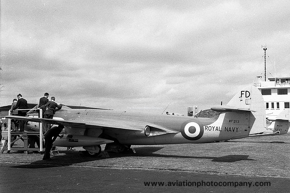 Royal Navy AES Arbroath Hawker Sea Hawk F.1 WF213/FD (1959)