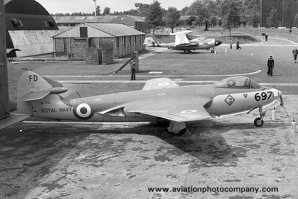 Royal Navy AES Arbroath Hawker Sea Hawk F.1 WF158/FD697 (1959)