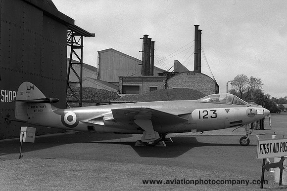 Royal Navy AES Arbroath Hawker Sea Hawk F.1 WF165/LM123 (1959)