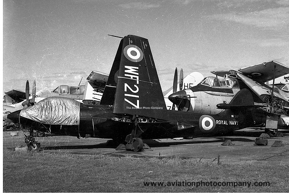 Royal Navy AHU Abbostsinch Hawker Sea Hawk F.1 WF217 (1959)
