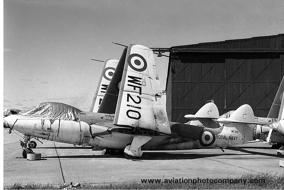 Royal Navy AHU Abbostsinch Hawker Sea Hawk F.1 WF210 (1959)