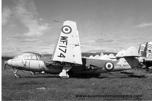 Royal Navy AHU Abbostsinch Hawker Sea Hawk F.1 WF174 (1959)