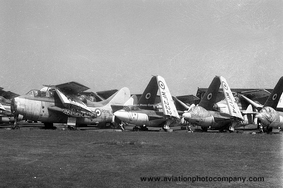 Royal Navy AHU Abbostsinch Hawker Sea Hawk F.1 WF222 (1959)