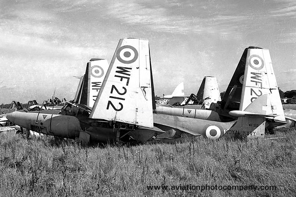 Royal Navy AHU Abbostsinch Hawker Sea Hawk F.1 WF212 (1959)
