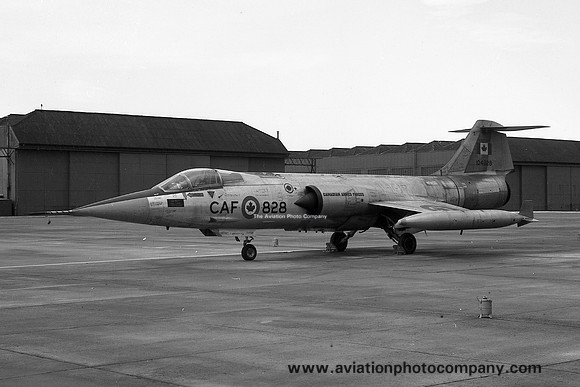 Canadian Air Force 1 CAG 442 Squadron Canadair CF-104 Starfighter 104828 (1969)