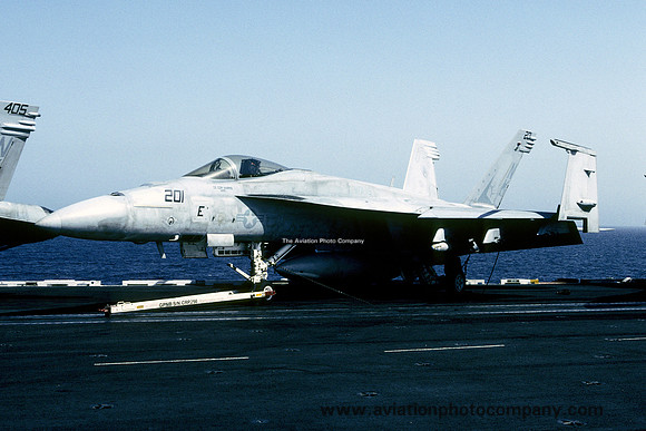 US Navy VFA-115 F/A-18E Super Hornet 165782/NK-201 on board USS Ronald Reagan (2006)