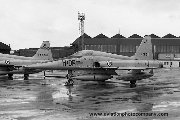 Norwegian Air Force 718 Skv Northrop F-5A Freedom Fighter 14901 at RAF Leuchars (1971)