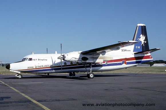 Dutch Air Force 334 Squadron Fokker F-27-300M Troopship C-8 (1994)