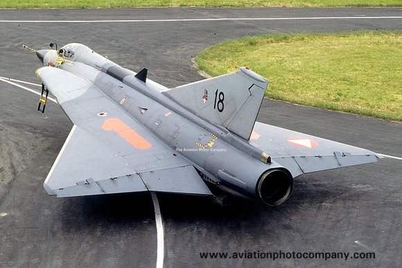 Austrian Air Force FLR2/2 SAAB Draken J-35oE 18 (1994)