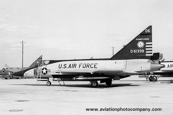 USAF Pennsylvania ANG 146 FIS F-102A Delta Dagger 56-1398/06