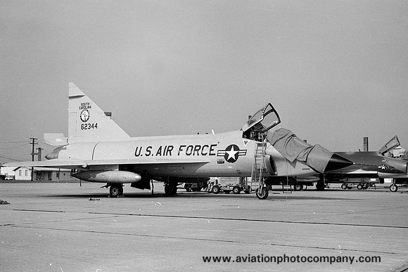 USAF South Carolina ANG 157 FIS TF-102A Delta Dagger 56-2344 (1974)