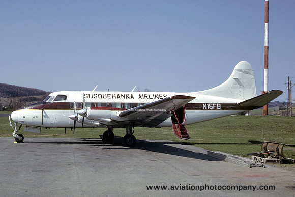 Susquehanna Airlines De Havilland Riley Heron 2 N15FB (1984)