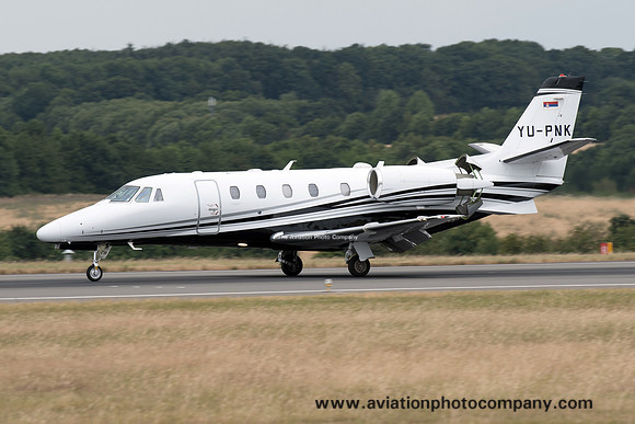 Air Pink Cessna 560 Citation XLS+ YU-PNK at Luton (2018)