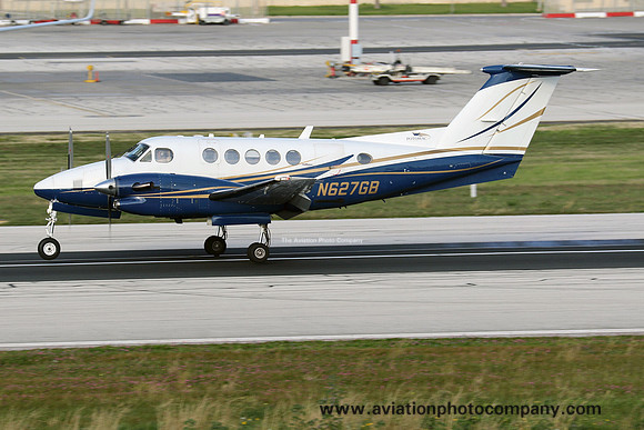 ISR Platforms LLC Beech 300LW Super King Air N627GB at Malta Luqa (2019)