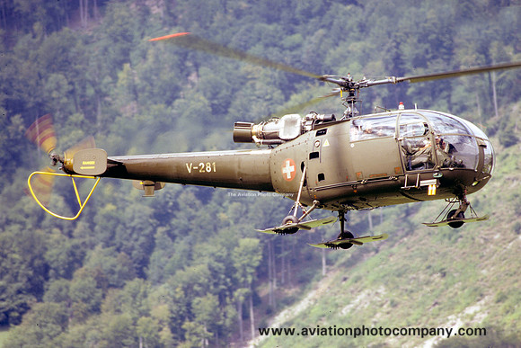 Swiss Air Force Sud Alouette III V-281 (1994)