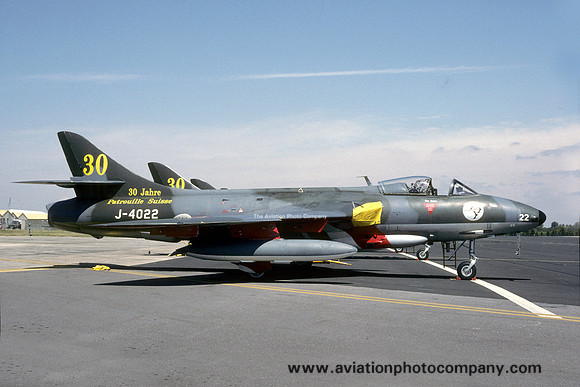 Swiss Air Force Patrouille Suisse Hawker Hunter F.58 J-4022 (1994)