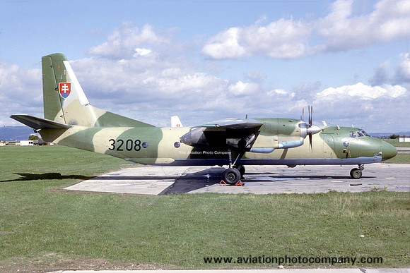 Slovak Air Force 2 LZ Antonov An-26 3208 (1994)