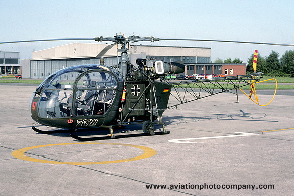 German Army HFWS Sud Alouette II 76+22 (1993)