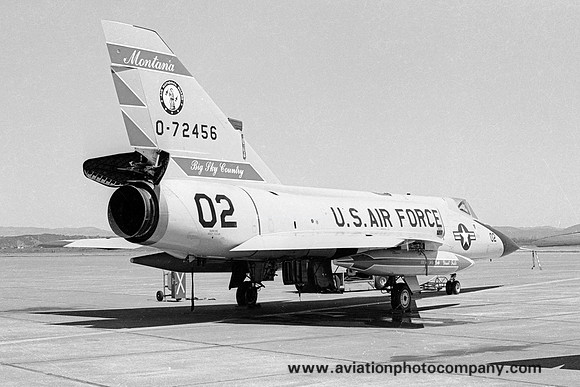 USAF Montana ANG 186 FIS F-106A Delta Dart 57-2456