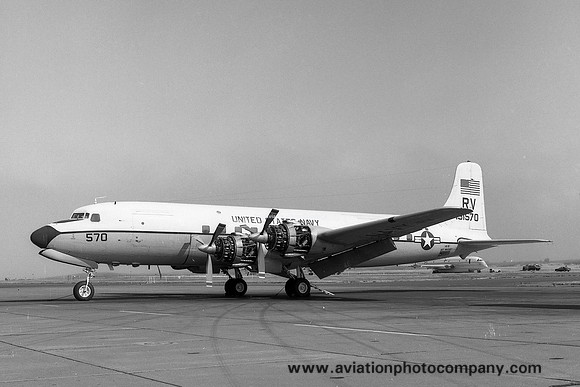 US Navy VR-51 Douglas C-118B Liftmaster 131570/RV (1977)