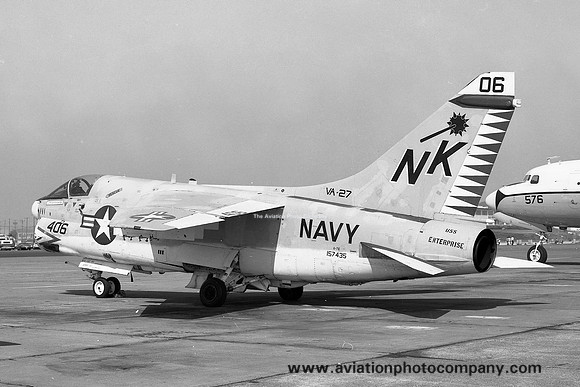 US Navy VA-27 A-7E Corsair 157435/NK-406 (1977)