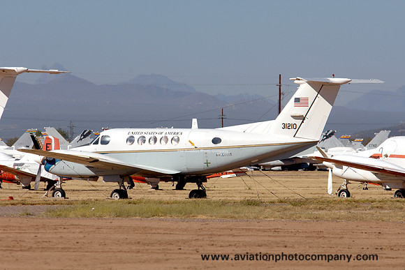 USAF Beech C-12A Huron 73-1210 at Davis Monthan (2008)