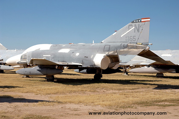 USAF 3 TFW F-4E Phantom 72-0165/PN at AMARC Davis Monthan (2008)