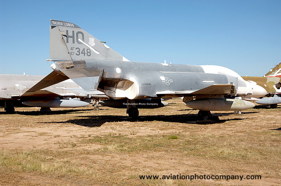 USAF 49 FW F-4E Phantom 67-0348/HO at AMARC Davis Monthan (2008)