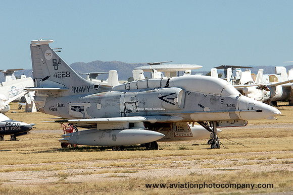 US Navy OA-4M Skyhawk 154628 at AMARC Davis Monthan (2008)