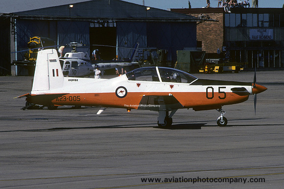RAAF Pilatus PC-8 A23-005 at RAAF Richmond (1988)