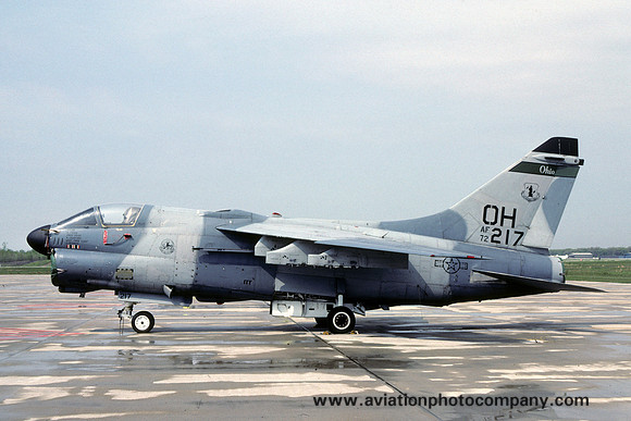 USAF Ohio ANG 112 TFS A-7D Corsair 72-0217/OH (1991)
