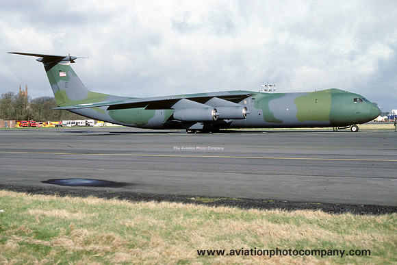 USAF C-141B Starlifter 64-0620 at Prestwick (1991)