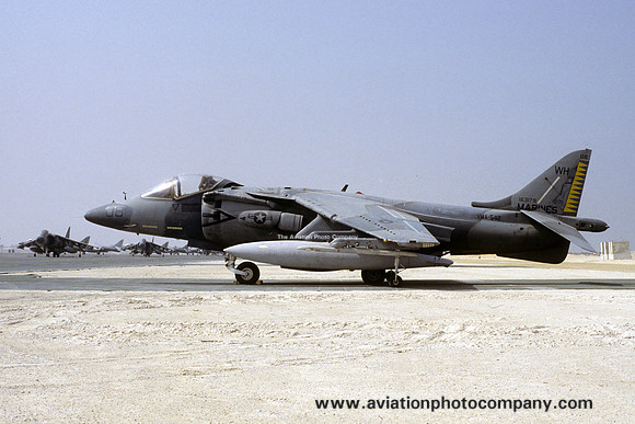 US Marines VMA-542 AV-8B Harrier 163179/WH-08 (1991)