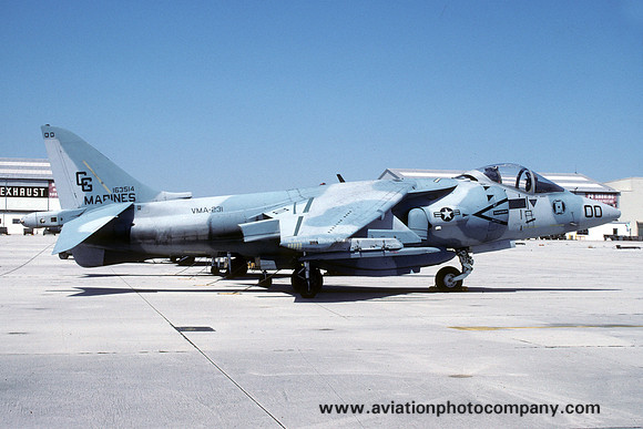 US Marines VMA-231 AV-8B Harrier 163514/CG-00 (1991)