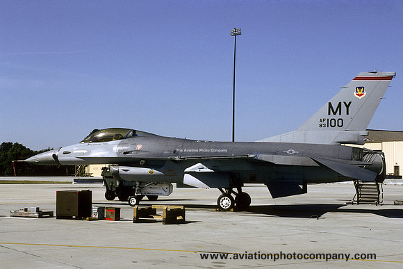 USAF 347 TFW 68 TFS F-16A Fighting Falcon 83-1100/MY (1990)
