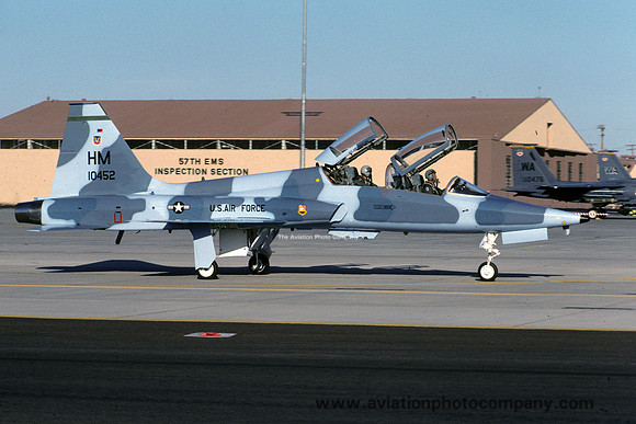 USAF 479 TTW 433 TFTS AT-38B Talon 65-10452/HM at Nellis AFB (1991)