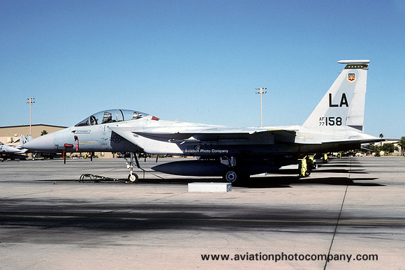 USAF 405 TTW 555 TFTS F-15B Eagle 77-0158/LA (1991)
