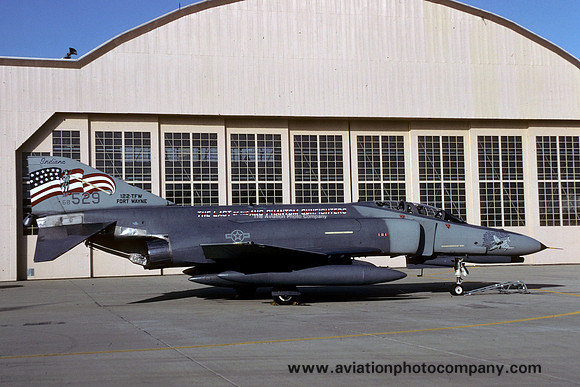 USAF Indiana ANG 122 TFW F-4E Phantom 68-0529 (1991)