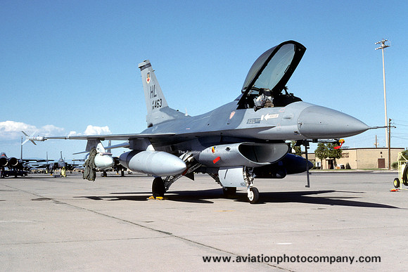 USAF 388 FW 421 FS F-16C Fighting Falcon 88-0463/HL (1991)