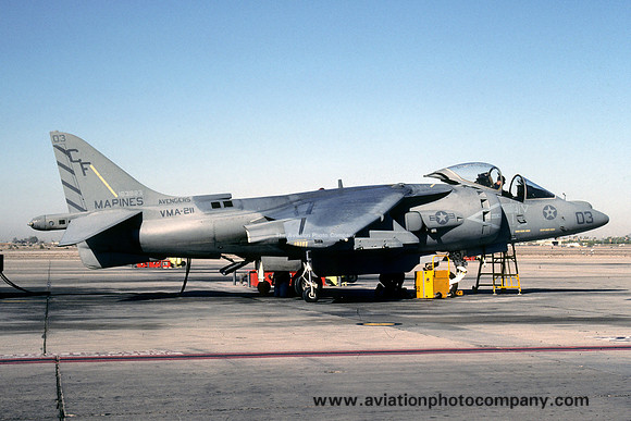 US Marines VMA-211 AV-8B Harrier 163883/CF-03 (1991)