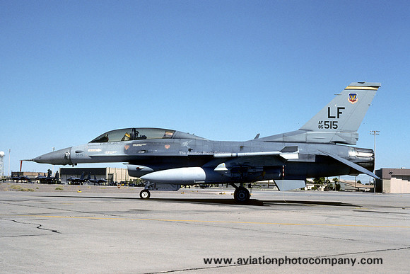 USAF 58 TTW 314 TFTS F-16D Fighting Falcon 85-1515/LF (1991)