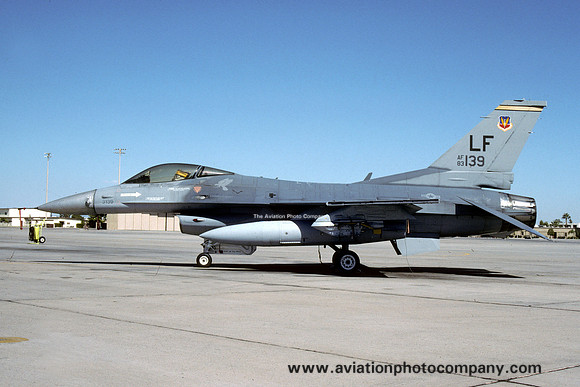 USAF 58 TTW 314 TFTS F-16C Fighting Falcon 83-1139/LF (1991)