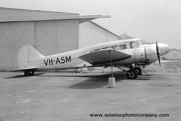 Marshall Flying Services Avro Anson I VH-ASM (1963)